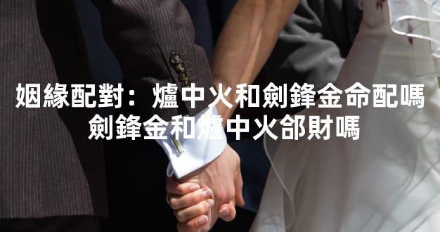 姻緣配對：爐中火和劍鋒金命配嗎 劍鋒金和爐中火郃財嗎